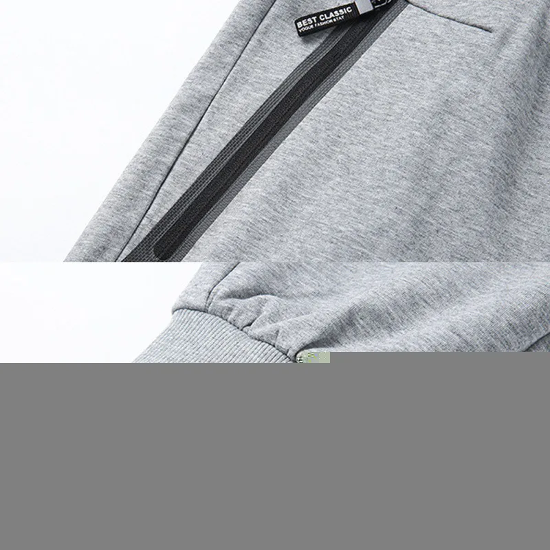 Autumn New Men\'s Trousers Fashionable Pants for Male Slant Zipper Pocket Tether Belt Pure Color Casual Pants Trouser