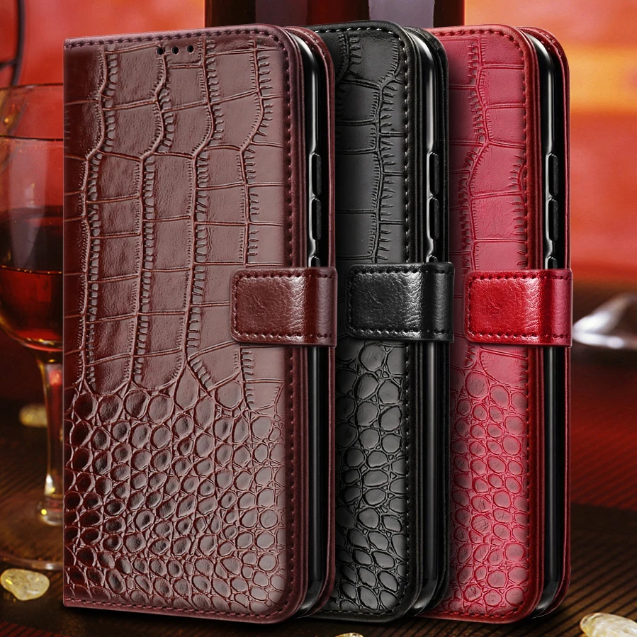 Elegant Leather Flip Wallet Case – Premium Phone Cover