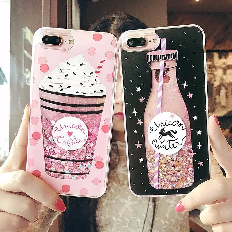 

Liquid Quicksand Dynamic cream Phone Case For Xiaomi Redmi K20 9T Note 7 6 5 pro 7A 6A 5A Plus 4 4X 4A A2 Lite soft Case Cover
