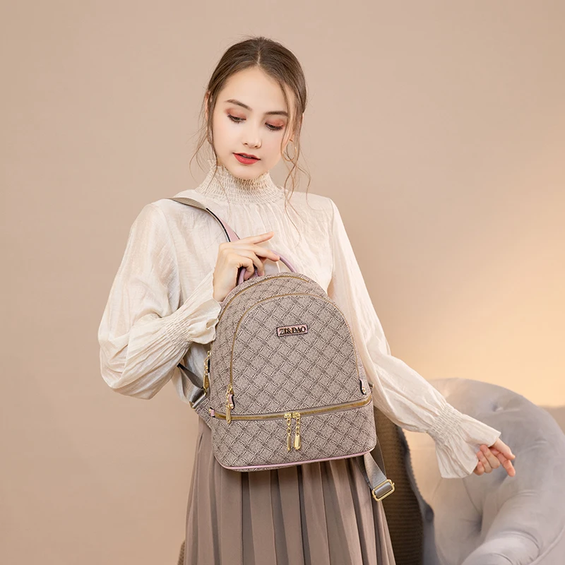 Brand Printed Women Backpack High Quality Youth Leather Backpacks for Teenage Girls Female School Women Travel Backpack