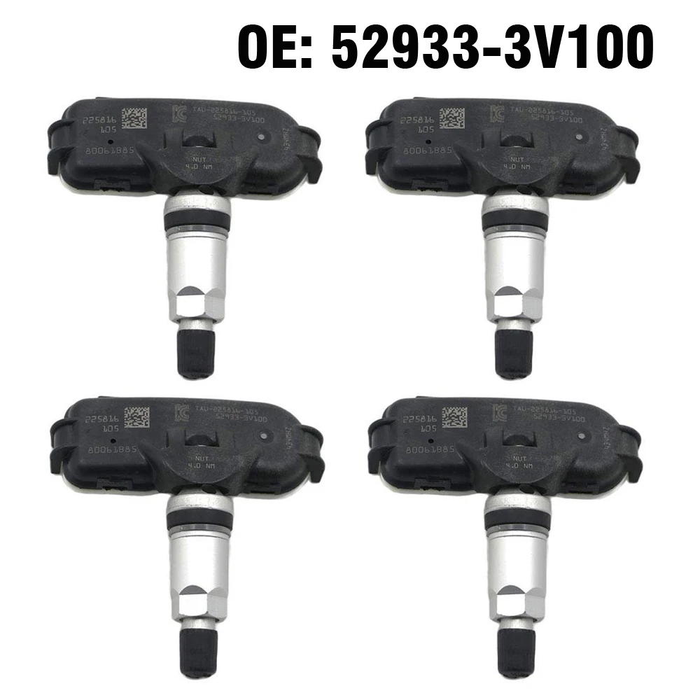 4 PCS Car Tire Pressure Monitor Sensor TPMS 52933-3V100 434MHZ for Hyundai i40 VF 2011 2012 2013