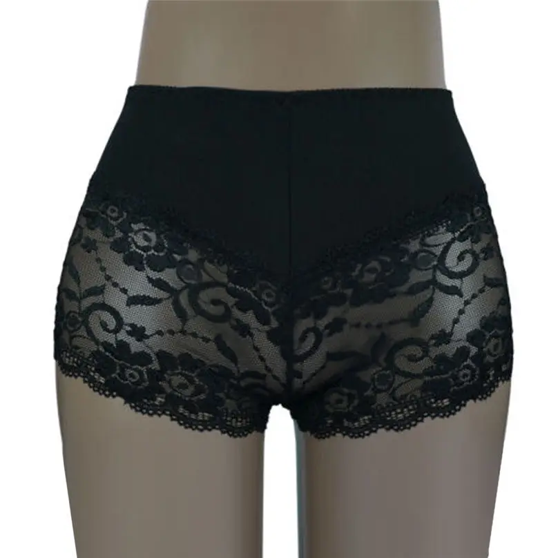 New Women Boxer Sexy Lace Panties Safety Pant Short Pants Sexy Lingerie Stretch Underwear short feminino S-3XL (10)