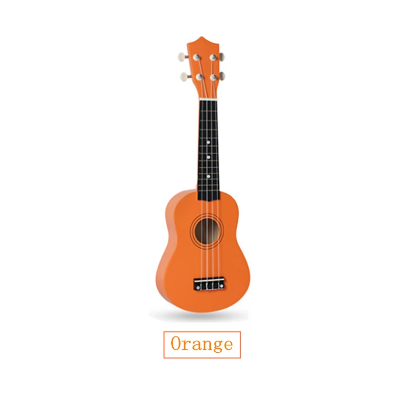 Оранжевый IRIN Lovers Must-have 21 дюймов Ukelele липа чистый цвет Профессиональный Ukelele 4 струны чистый тон музыкальный инструмент - Цвет: Оранжевый