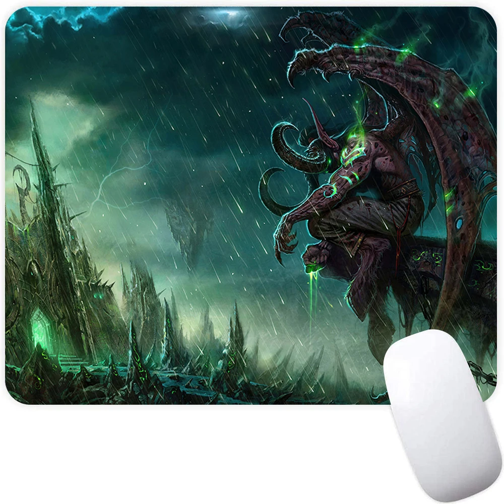 Маленький игровой коврик для мыши компьютерный геймерский ноутбука World of Warcraft