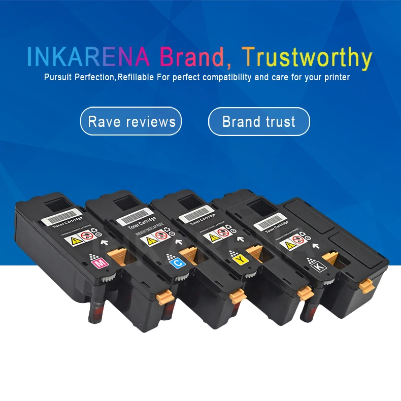 Совместимый тонер-картридж INKARENA для лазерного принтера Xerox Phaser 6020 6022 Workcentre 6025 6027 106R02760 106R02761 106R02762