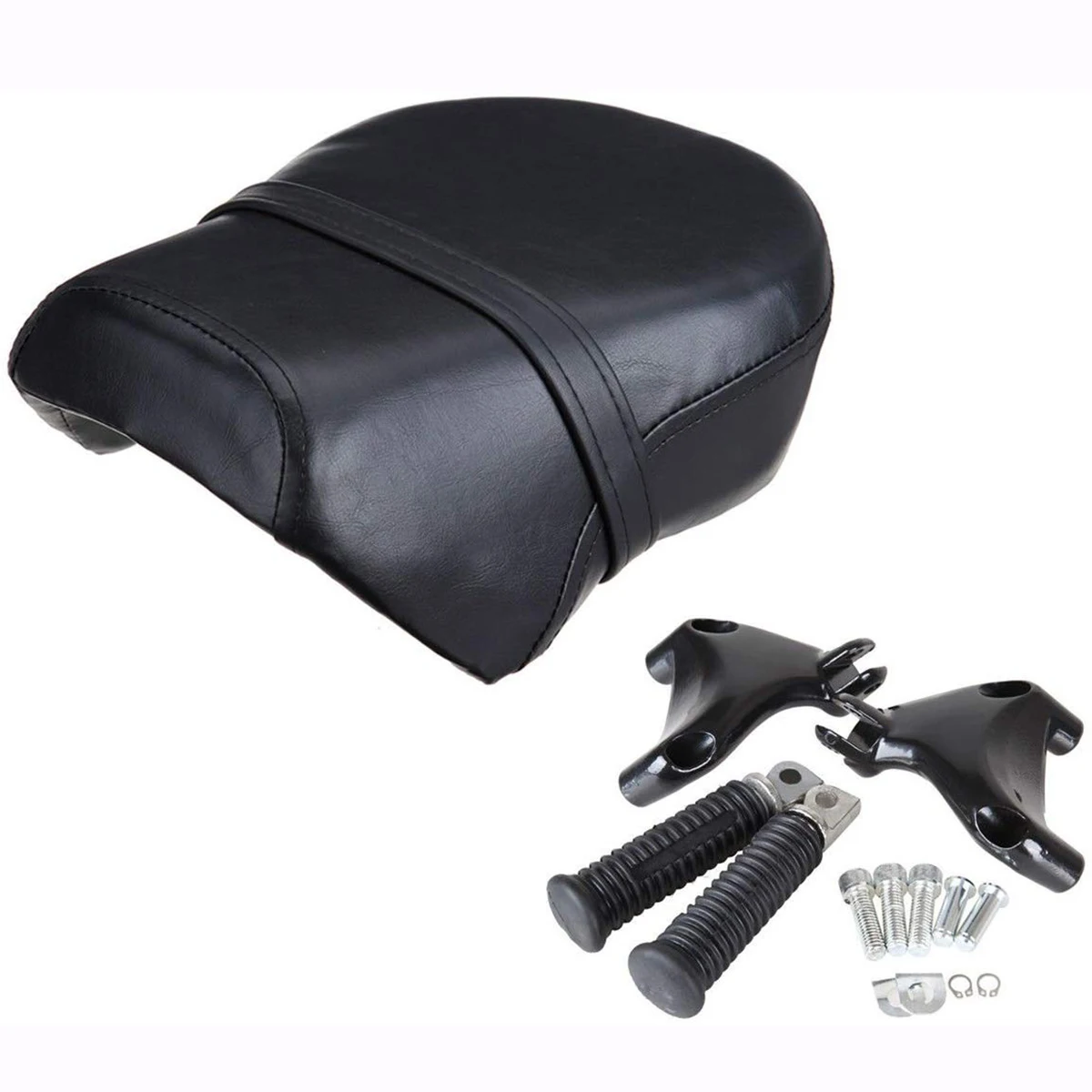 

Samger Motorcycle Seat Backrest Sissy Bar Cushion Pad for Harley Davidsion Sportster XL 883L 883C 883N Vintage Bobber Seat