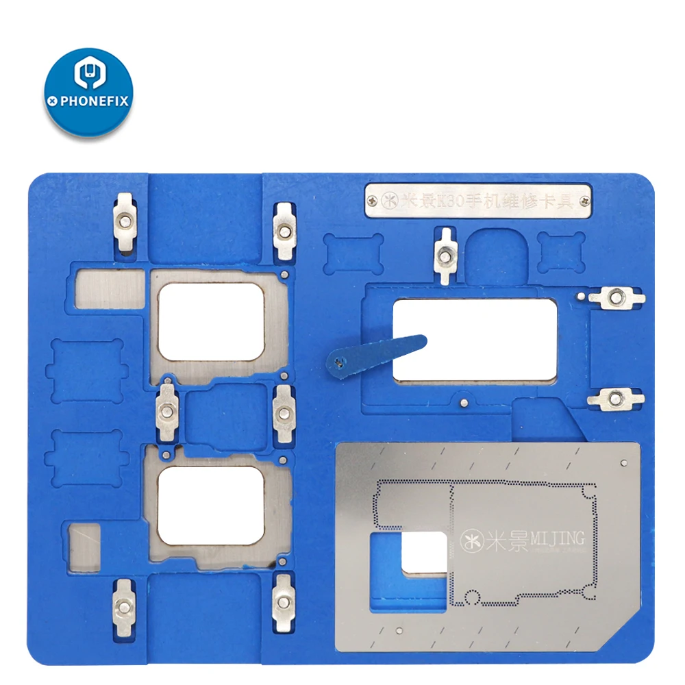 3 в 1MiJing K30 печатная плата приспособление для iPhone 11Pro Max зажим материнской платы BGA пайки ремонт реболлинга платформы Олово посадки приспособление