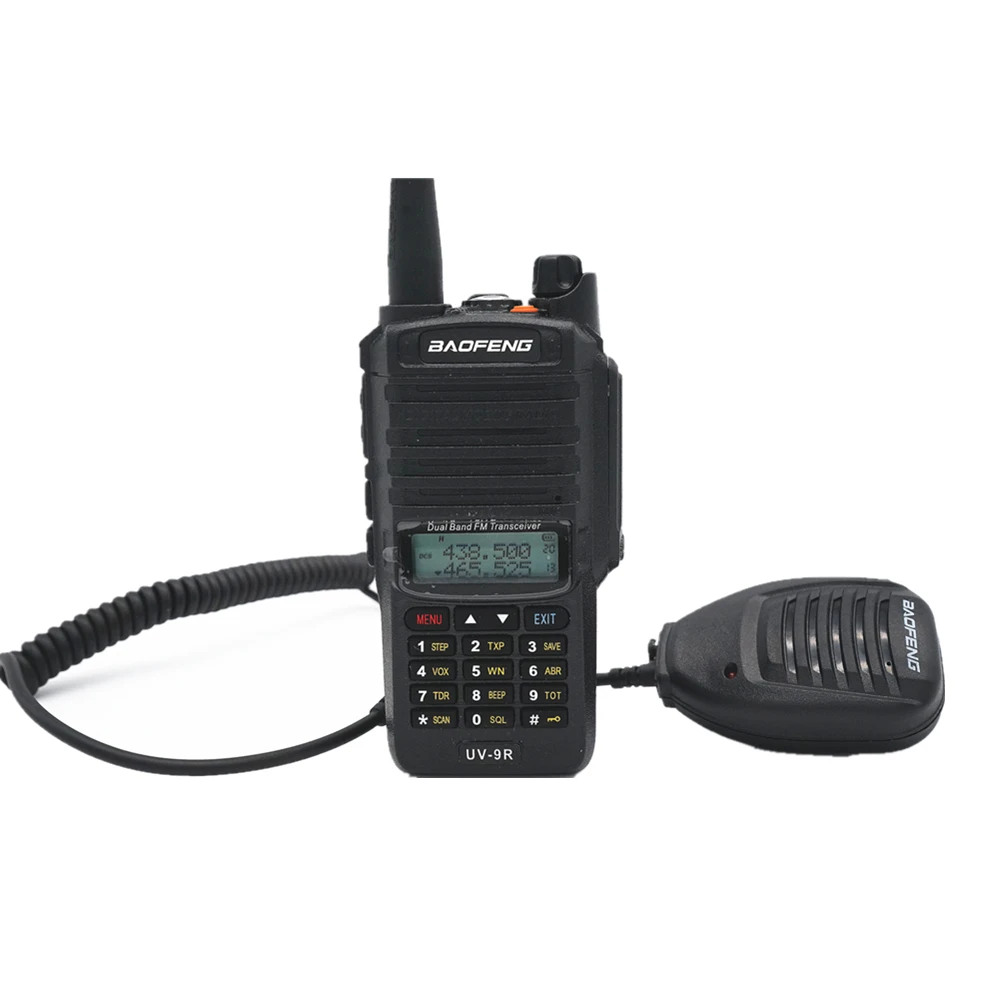 baofeng радио Ручной микрофон водонепроницаемый микрофон PPT Динамик для baofeng uv-9r Plus UV9R BF-A58 BF 9700 рация