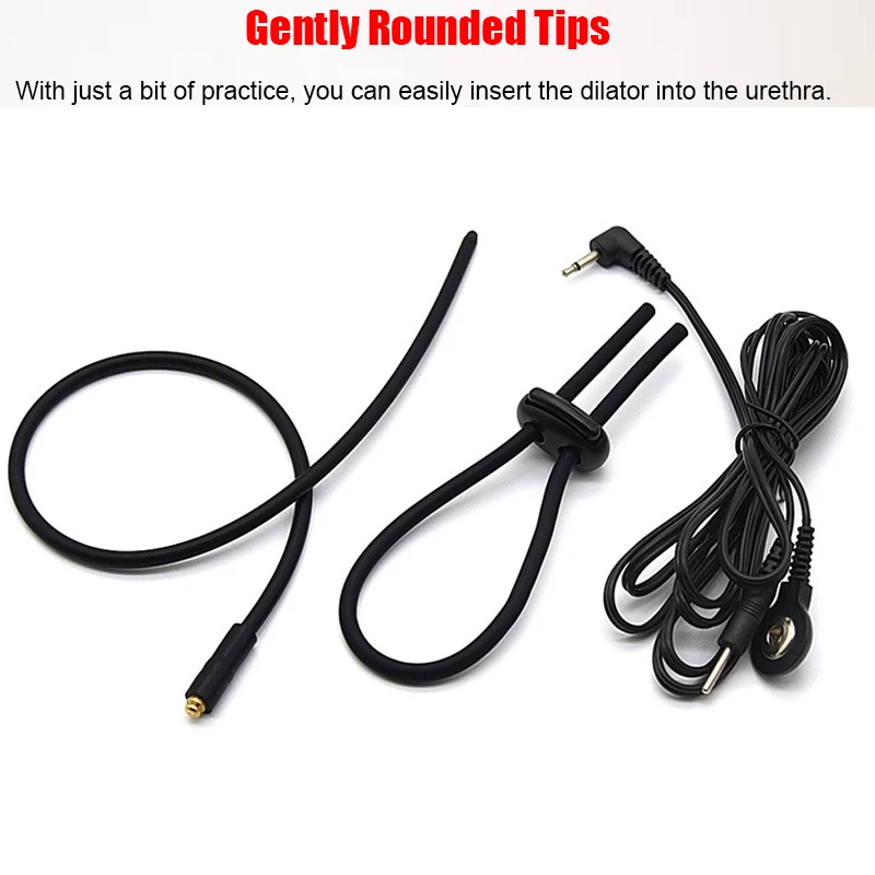 Electric Shock Urethral Sounding Catheter Dilator Penis Plug Cock Ring Horse Eye Stimulation Stick Bdsm Male Sex Toy Accessories urethral dilator silicone urethral dilator