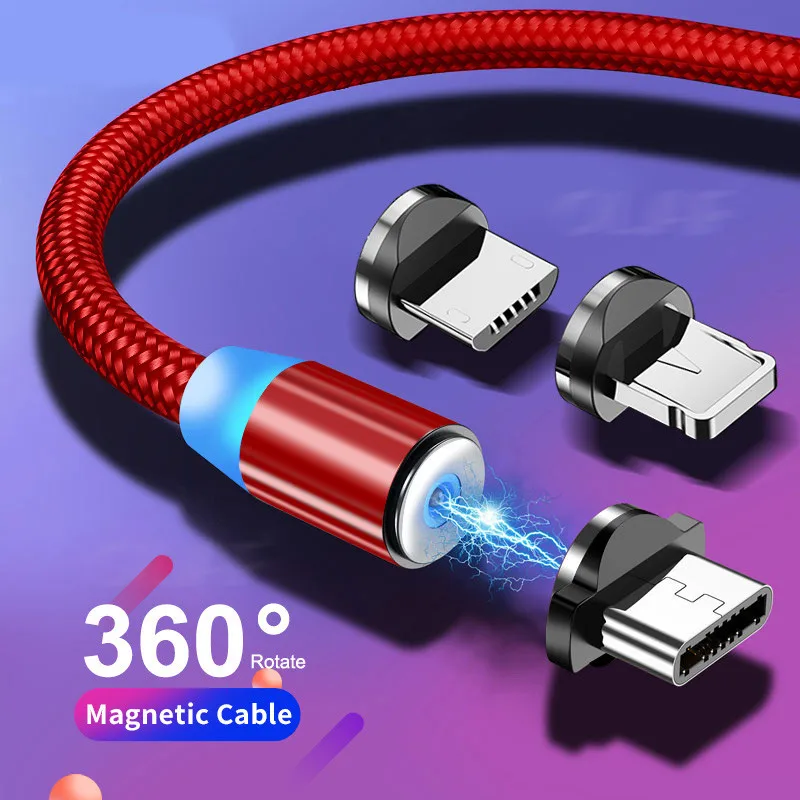 2.4A синхро-адаптер длиной 1 м/2 м мобильный телефон кабели Магнитный Micro USB кабель