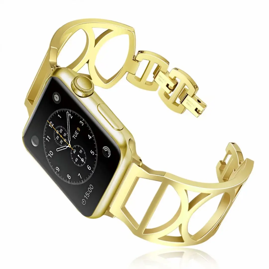 High Quality 38mm 42mm Metal Bracelet Strap for Apple Watch 5 4 44mm 40mm Stainless Steel Watchband iWatch Series 3 2 1 | Наручные часы