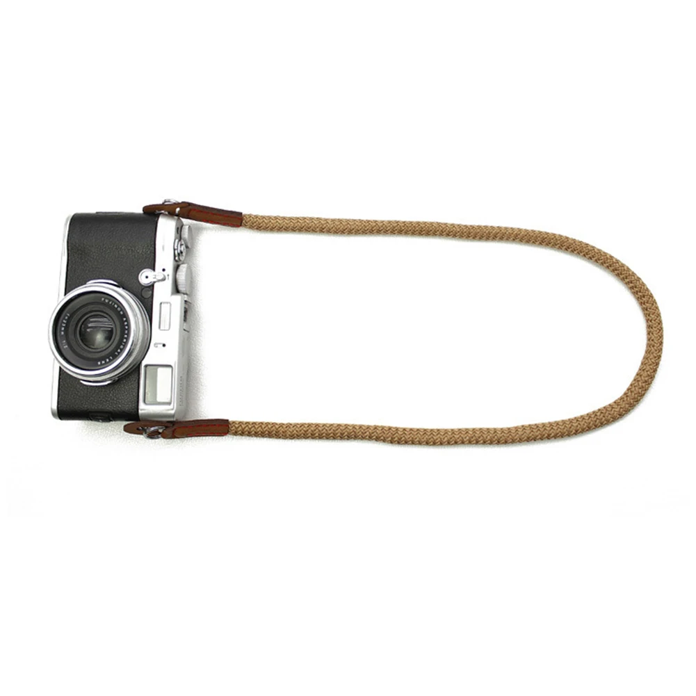 Регулируемый ремень для камеры SLR защитный открытый быстросъемный для фотосъемки ремешок для шеи путешествия смешанный хлопок ремень на одно плечо