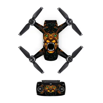

New Waterproof PVC Stickers Decal Skin Protective Cover Wrap for DJI Spark Drone Body Arm Remote Controller Spare Part Skins