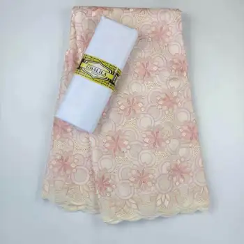 

Latest swiss voile lace in switzerland 2.5+2.5yards swiss lace fabric african lace fabric bazin riche fabric for dress ! WH90320