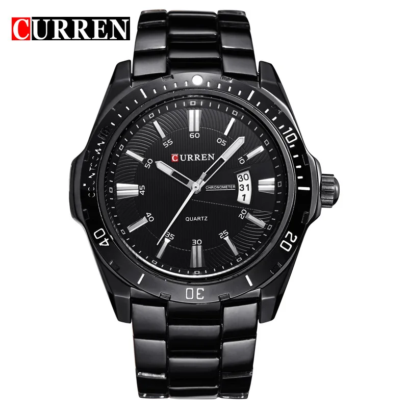 

Curren Karui En 8110 Hot Sales Men Fashion Calendar Watch Steel Band Men's Waterproof Watch