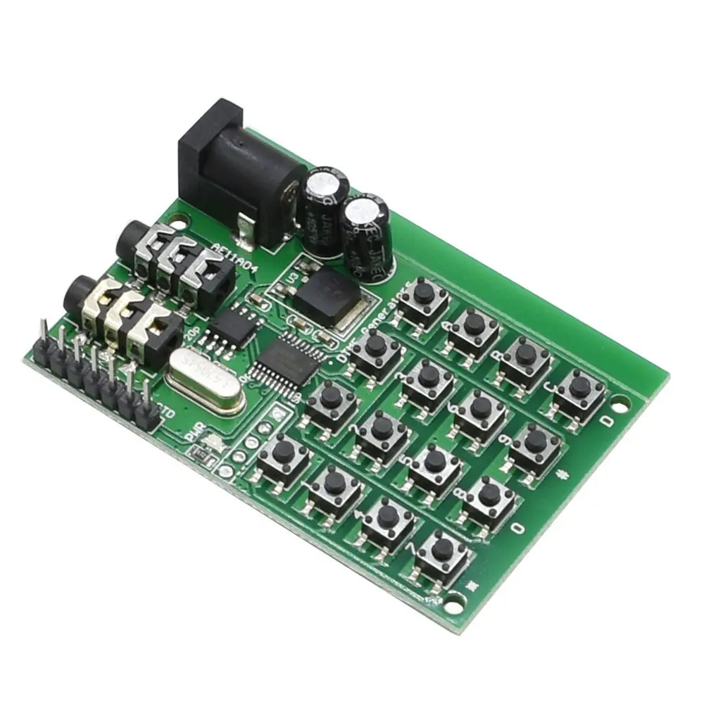 Кнопочный генератор DTMF модуль аудио передатчик датчик доска для Arduino Uno Pro мульти-кнопка аудио Плата управления