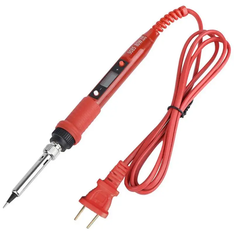 60W/80W Electric Soldering Iron Temperature Adjustable 220V 110V Welding Solder Iron Rework Station Soldering Iron Accessories