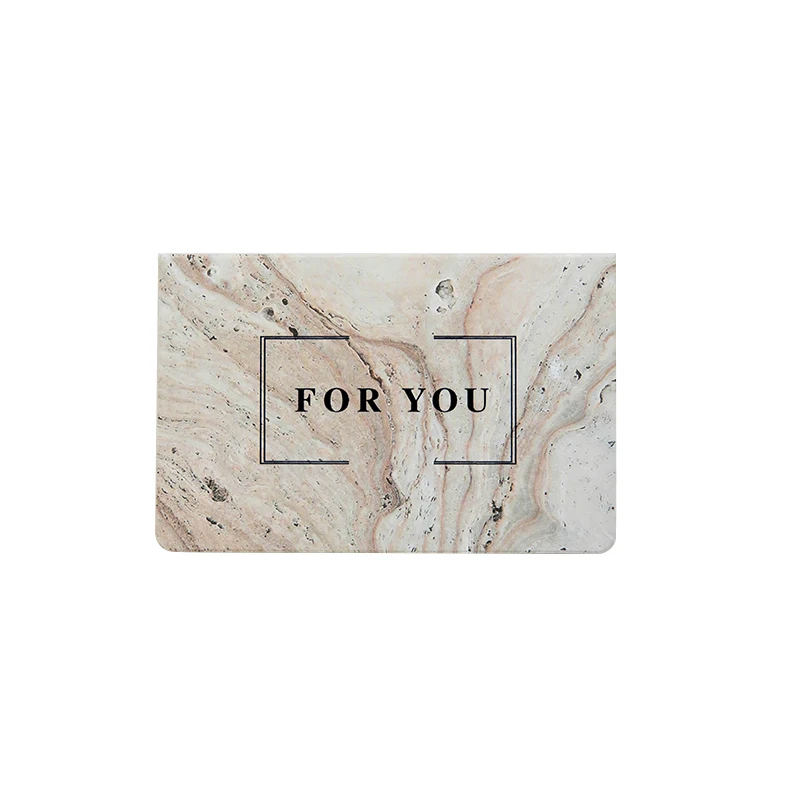 1pc DIY creative Marble texture fashion Bronzing greeting card envelope invitation Wedding thanks birthday card gift supply