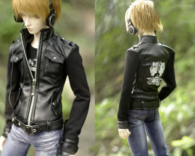 1/4 1/3 масштаб BJD кукольная одежда кожаная куртка пальто для BJD/SD аксессуары SD17 дядюшка. В комплект не входят кукла, обувь, парик и другие A1024