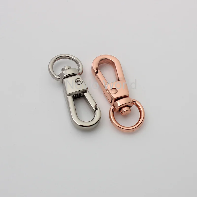 Nolvo World 20pcs 9*32mm 7 colors Eye Bolt Round Big Swivel Trigger Metal Bag Aluminum Zinc Alloy snap buckle