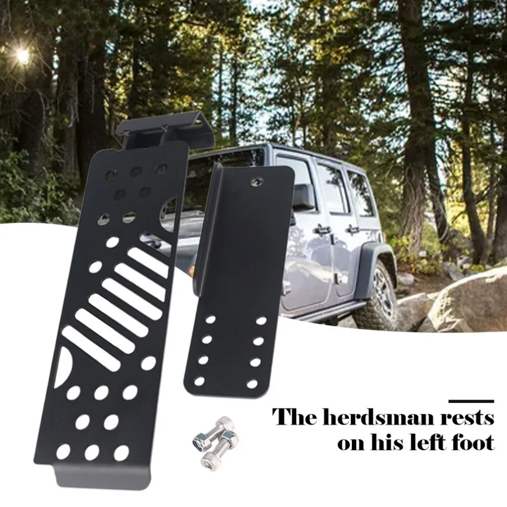 Автомобильные аксессуары для Jeep Wrangler 18-19 лет левая педаль для ног специальная металлическая внутренняя педаль автомобильные аксессуары