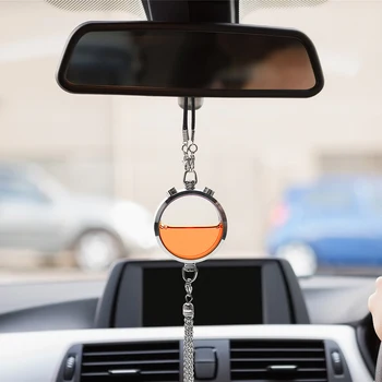 

Auto Rearview Mirror Air Cleaner Car Air Perfume Essential Oil Diffuser Rear View Hanging Pendant Air Freshener Car Ornament