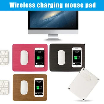 

2 In 1 Phone Wireless Charging Mouse Pad with Wireless Charging Qi Receiver NC99