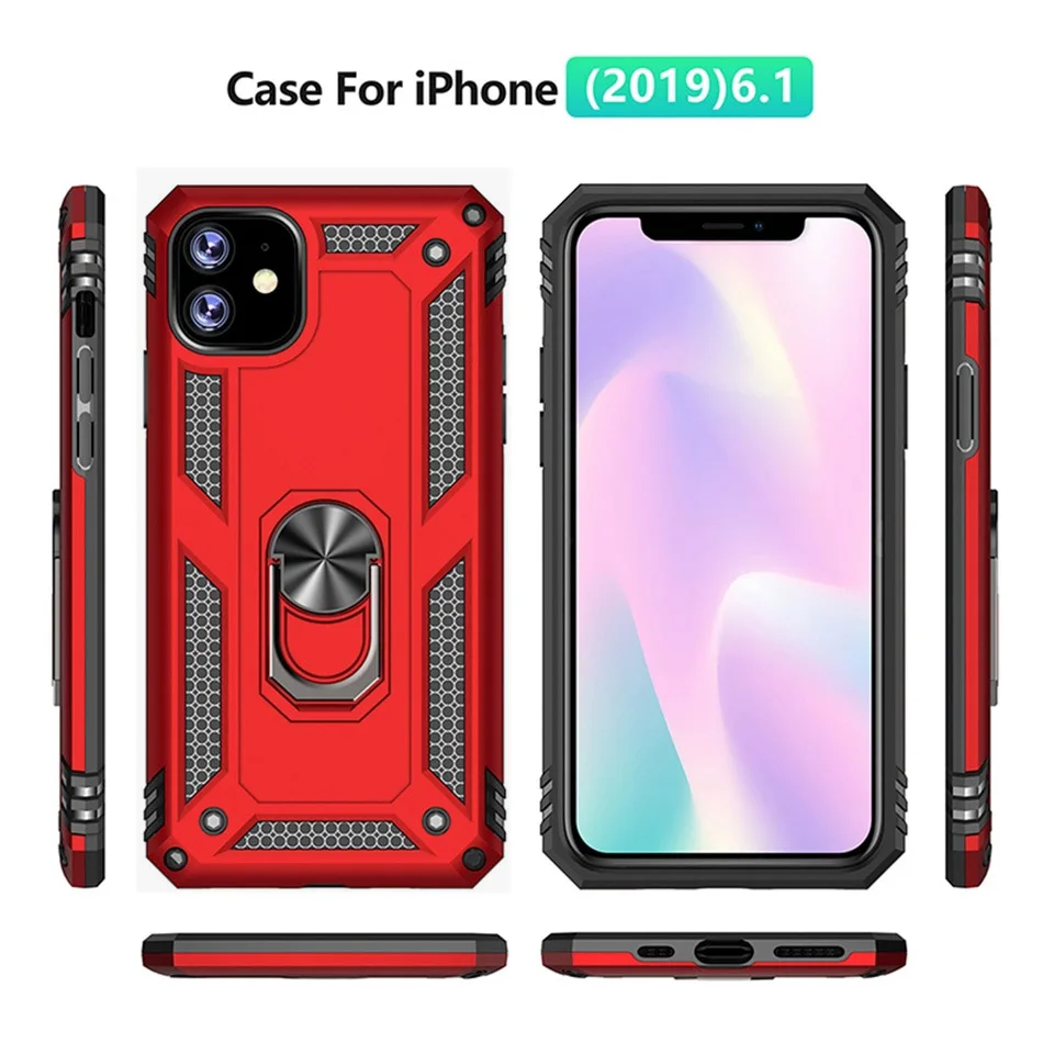 Для iPhone 11 Pro 6s 7 8 Plus силиконовый чехол Magentic 360 Автомобильный держатель телефона чехол для iPhone 11 pro X XR XS Max 5 Чехол Funda Coque