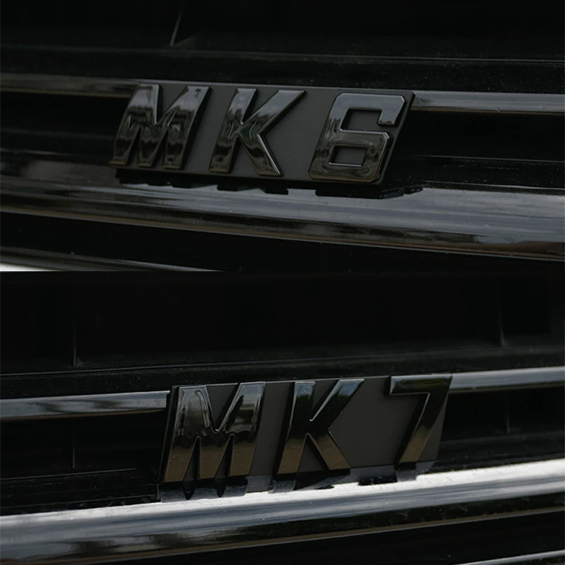 Car Styling For Volkswagen VW GOLF 6 7 MK6 MK7 MK7.5 Front Grille Emblem Badge Trims Decals Sticker