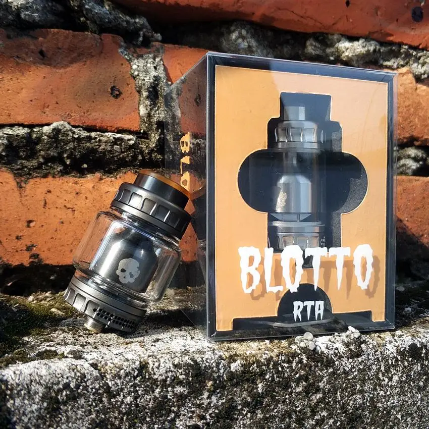 Dovpo Blotto RTA распылитель с 2/6 мл стеклянный пузырьковый/ULTEM пузырьковый бак 510 резьба 26 мм Диаметр Vape Танк против Dead Rabbit RTA