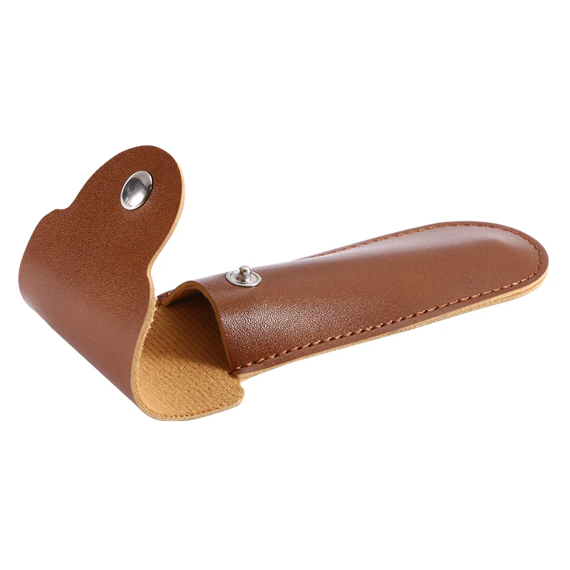 Razor Case Travel  Holder Manual Double Edge Safety Razors Container PU Leather Bag 2