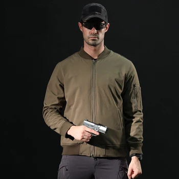 

Tactical MA1Jacket Men Waterproof Soft Shell Winter Military Pilot Jacket Warm Fleece LinerWindbreaker US Army Coat