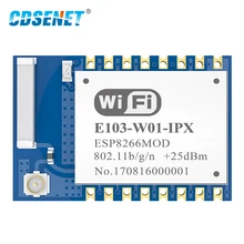 

5PCS CDSENET ESP8266 100mW 2.4GHz UART-WiFi Module SMD 20dBm for IoT Smart Home AT Command Wechat Airkiss E103-W01-IPX