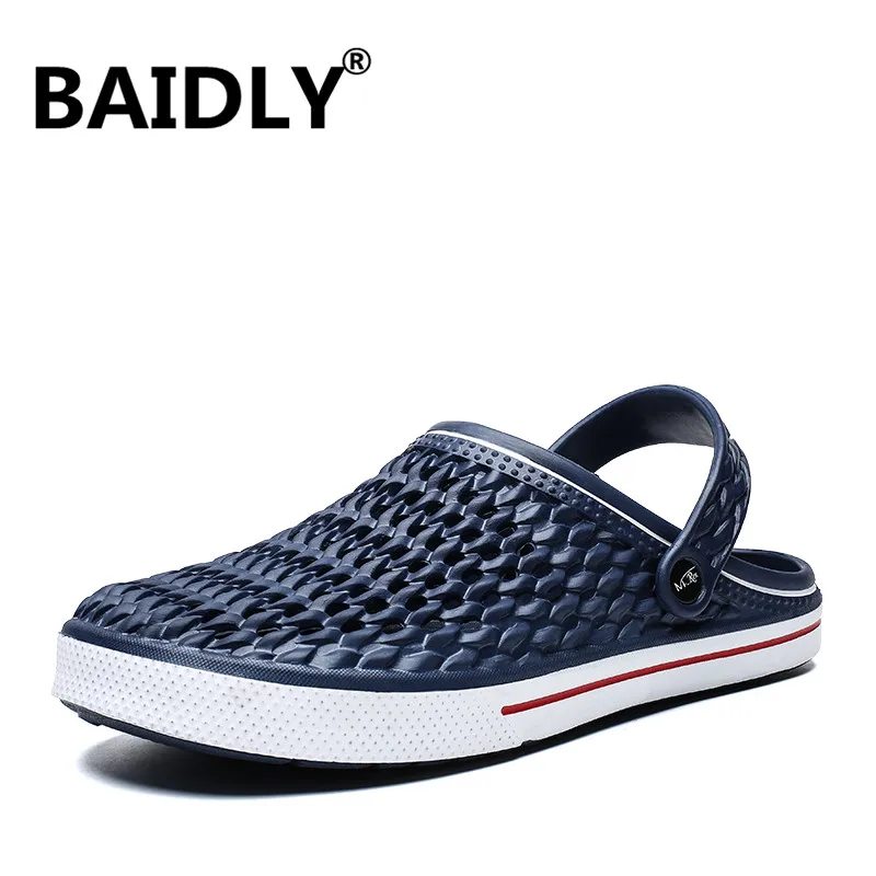 Популярная обувь с перфорацией мужские сандалии новые Сабо Hombre Sandles Мужская