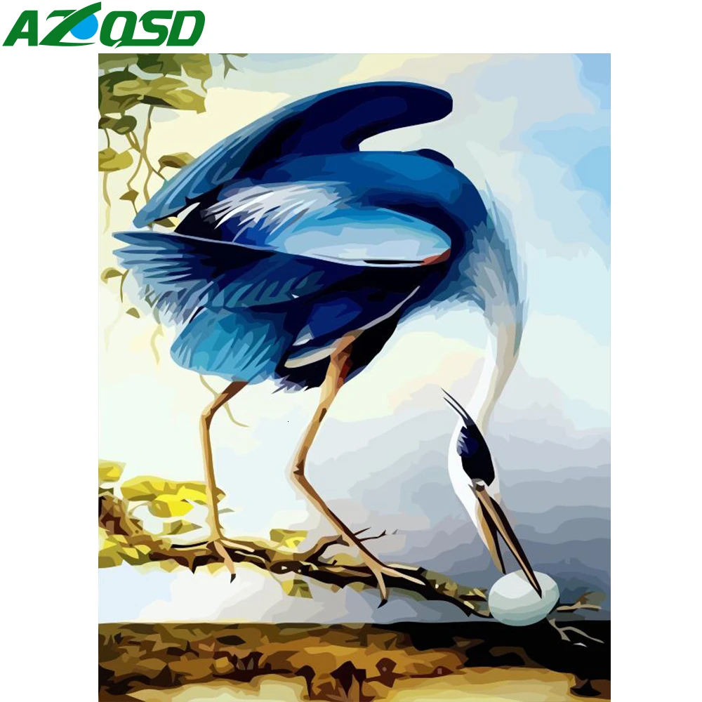 AZQSD DIY Краска по номерам на холсте акриловая краска для животных Раскрашивание