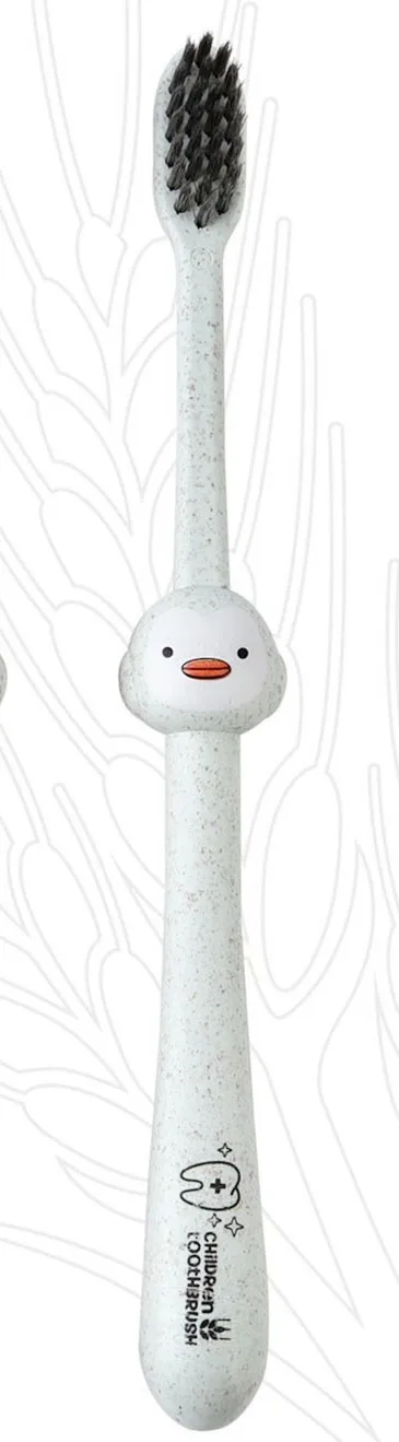 Детская зубная щетка Bamoboo с ручкой из мультфильма Пшеница бамбукового угля для
