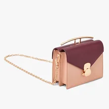 SHUNRUYAN модная сумка на плечо с металлической ручкой, женские сумки, модная мини сумка на плечо, женская сумка через плечо