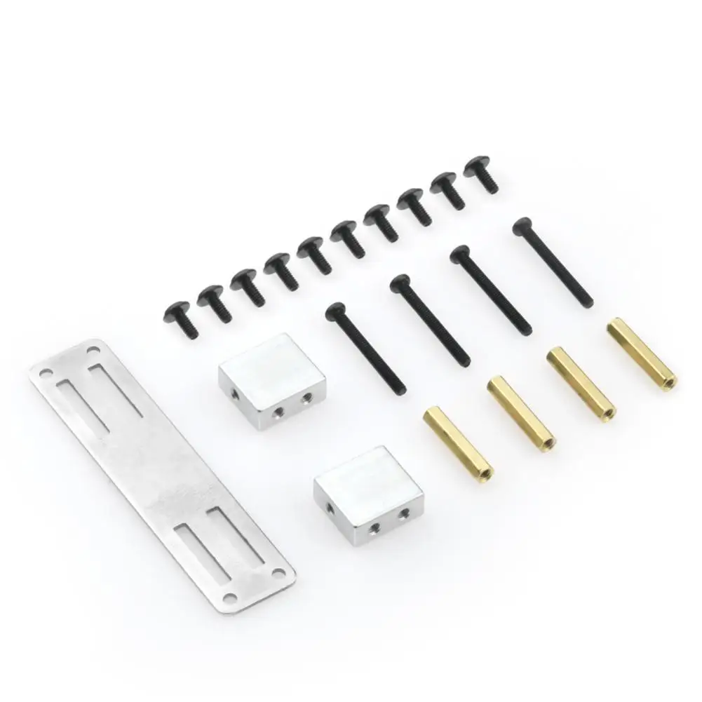 

DishyKooker Metal Axle Steering Gear Bracket Accessories for MN-99S RC Car Upgrade Parts