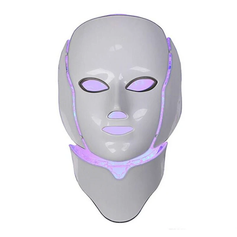  New Version 7 Photon Colors For Face And Neck Home Use Skin Rejuvenation PDT Light Therapy LED Faci - 4000479487775