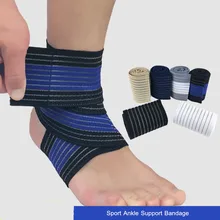 1pc Adjustable Ankle Support Bandage High Elastic Football Muay Thai Anti Sprain Ankle Protector Sports Ankle Wrap Straps Guard