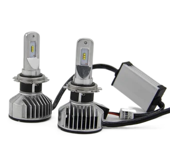 

Small size high lumen hot selling 52w 6000lm 6000k led headlight H7 with upgrade Z ES chips