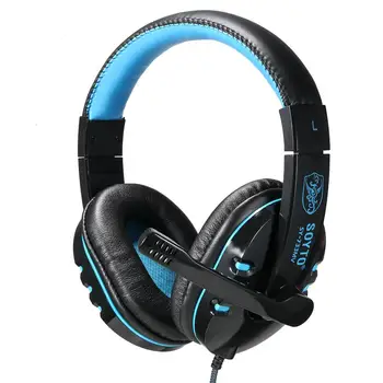 

3.5mm Earphone Gaming Headset With Microphone Mic Gamer PC PS4 Game Stereo Gaming Headphone With Microphone For Computer