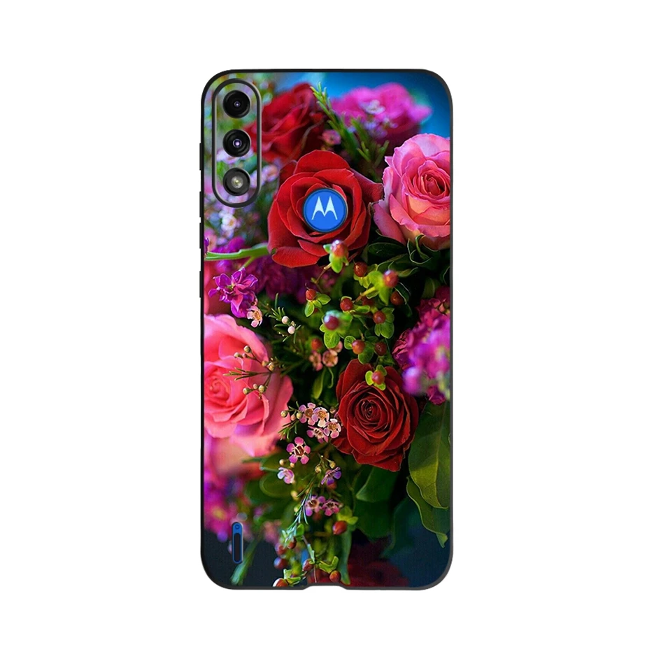 Durable Silicone Phone Back Cover - Soft TPU Protection for Motorola Moto E7 Series