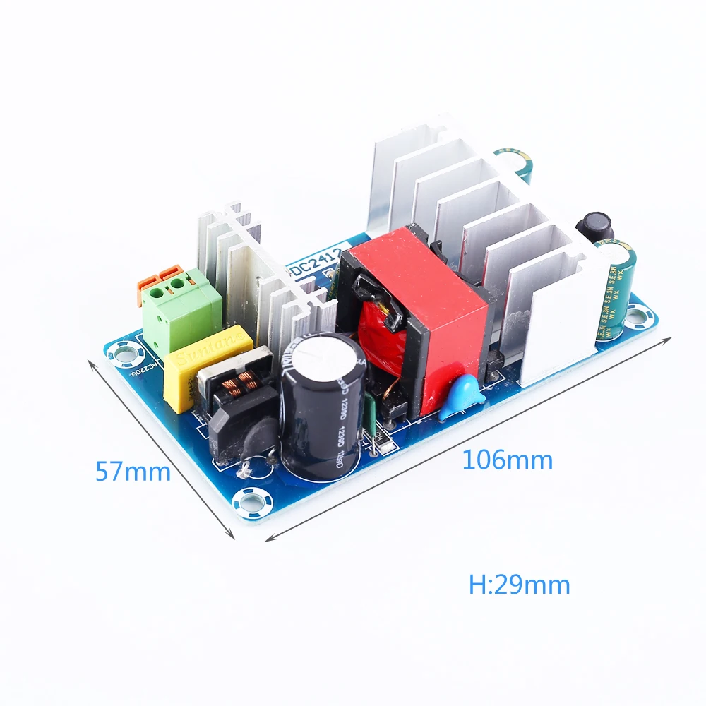 AC-DC 12V 8A 96W Step-Down Switch Power Supply Module Buck Converter 110V 220V to 12V