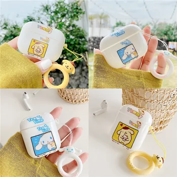 

Cartoon Bluetooth Earphone Case for AirPods Pro TPU Soft Cover for Airpods 1 2 Cute Protective Case Pudding Dog Cinnamoroll