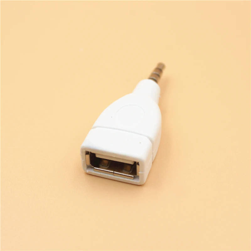 Адаптер конвертер с USB 2 0 мама на 3 5 мм папа AUX аудио прочный Автомобильный