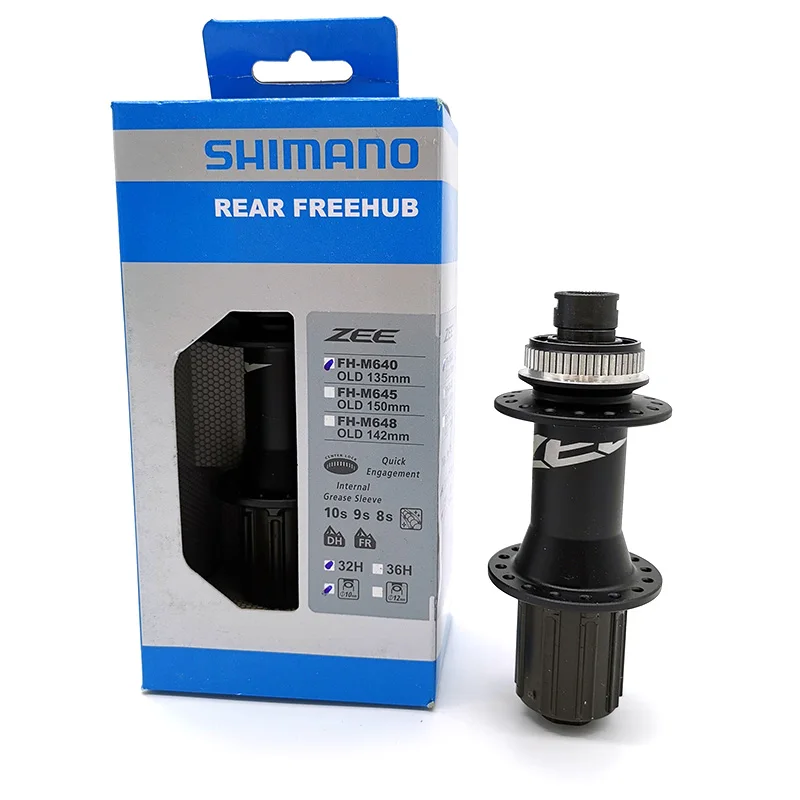 Shimano ZEE FH-M640 Задняя Ступица 32H MTB велосипед Центральный замок запчасти для