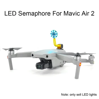 

Mini Semaphore Flexible LED Magic Light RGB5050 Full Color Battery External Connector Outdoor Colorful Light For DJI Mavic Air 2