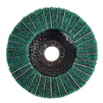 

4inch 100mm Diameter Grit Nylon Fiber Flap Polishing Grind Wheel Disc Green