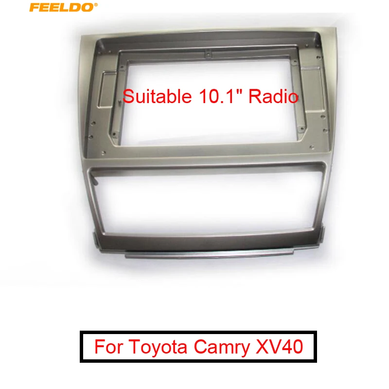 FEELDO автомобильное радио аудио стерео 2DIN фасции рамка для Toyota Camry 2006-2011 10," большой экран приборной панели Установка отделка комплект